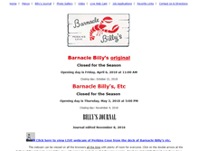 Tablet Screenshot of barnbilly.com